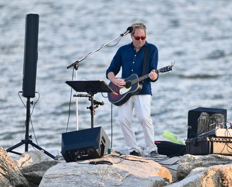 Cliff Hills is one of two performers during the Cape Water Tours Lighthouse Palooza, aka Lighthouse Jam.