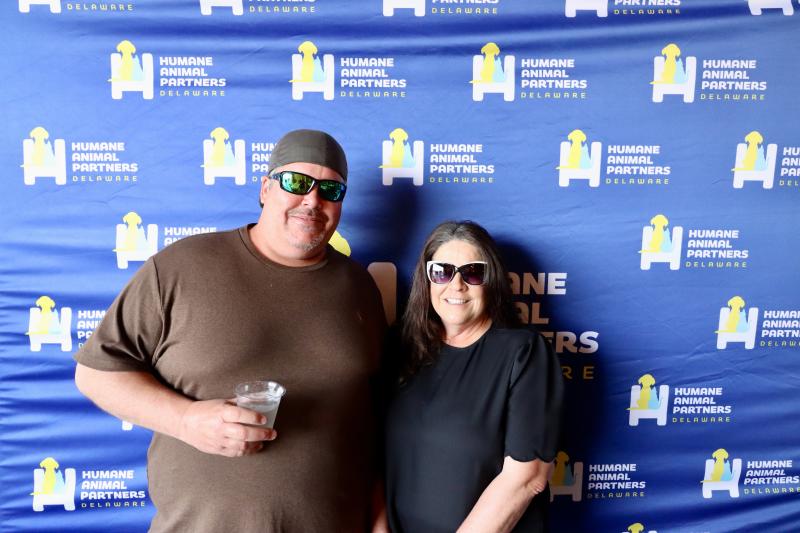 Jeff Bush and Jeanine Porter adopted Tessy back in October. The black lab mix had been at HAP’s Rehoboth Beach shelter for a record 1,007 days. Bush and Porter donated items to the raffle at Wags, Whiskers & Wine as a way to give back.