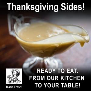 thanksgiving food, takeout, sides, 