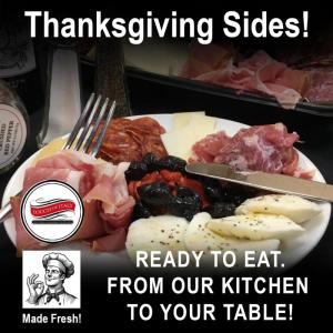 Thanksgiving, Meals, takeout, Lewes, Rehoboth, Side dishes, Touch of Italy