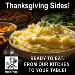 thanksgiving food, takeout, sides, 