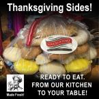 thanksgiving food, takeout, sides, 